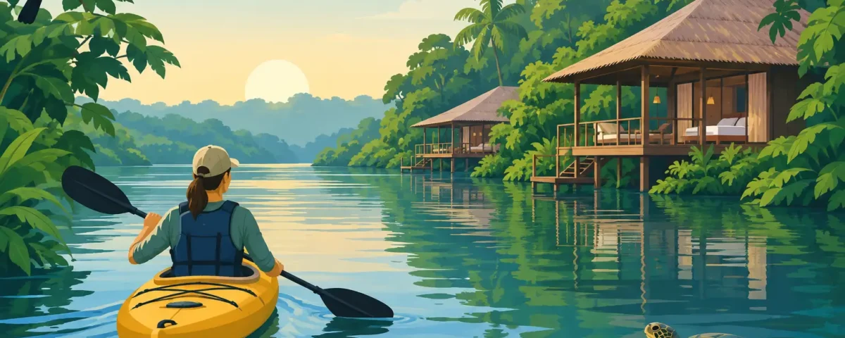 Best Wildlife Lodges in Tortuguero for Paddlers