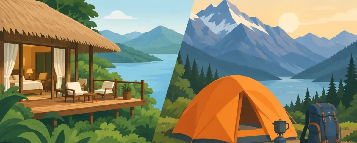 Ecolodge Versus Camping Expeditions Compared
